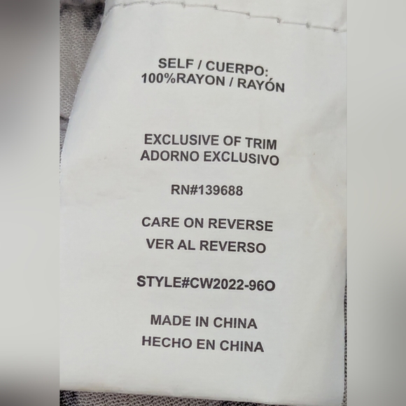 Coco & Jaimeson Floral Cold Shoulder W Ties And Crochet Trim - Picture 9 of 16